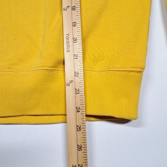Tommy Hilfiger Womens Sweatshirt Mustard Yellow Long Sleeve Size S Small 90s Y2K - Picture 5 of 7
